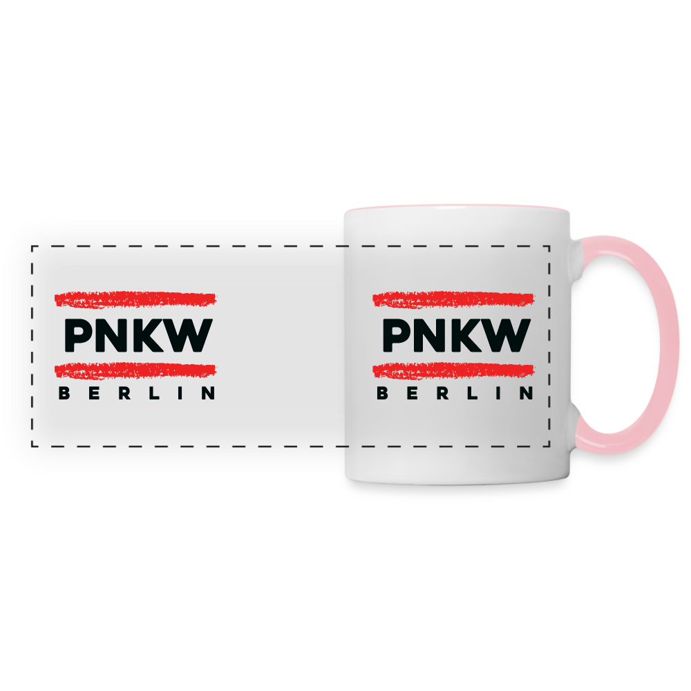 PNKW - Tasse zweifarbig - Weiß/Pink