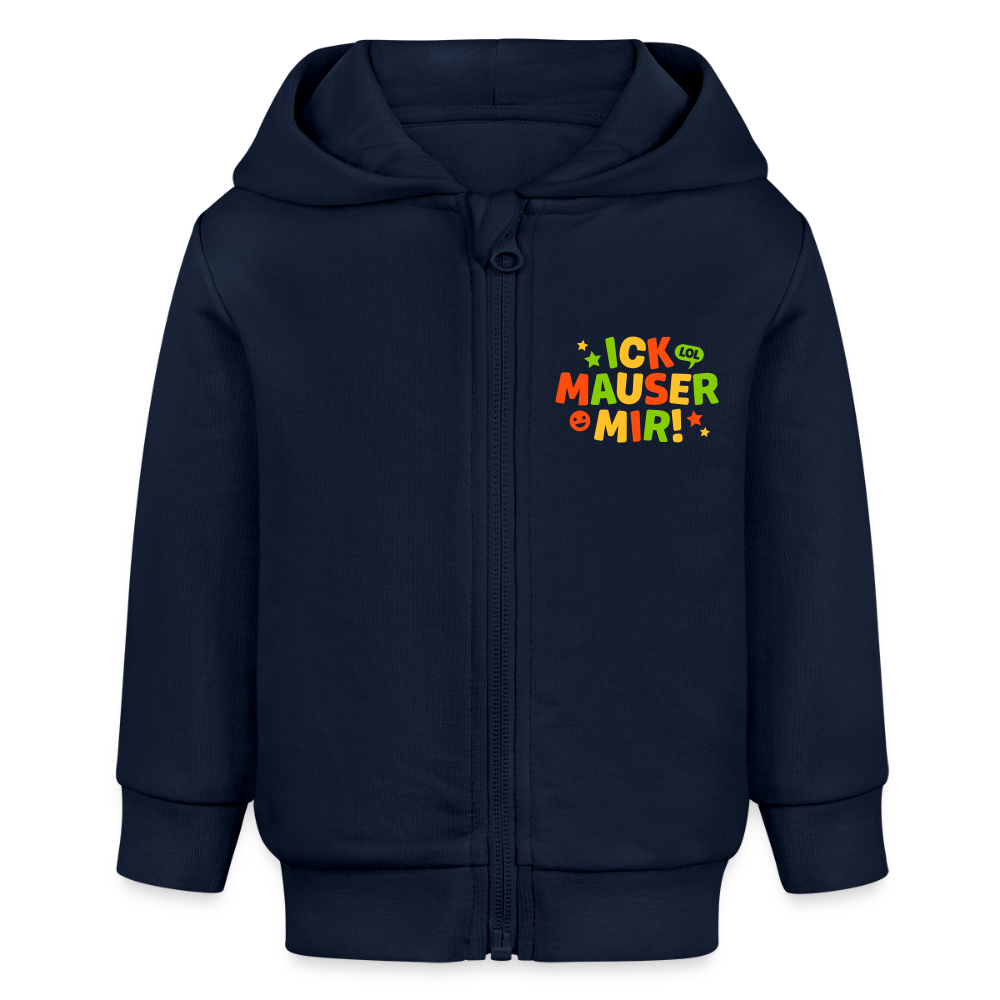 ick mauser - Baby Bio Zip Hoodie - Navy