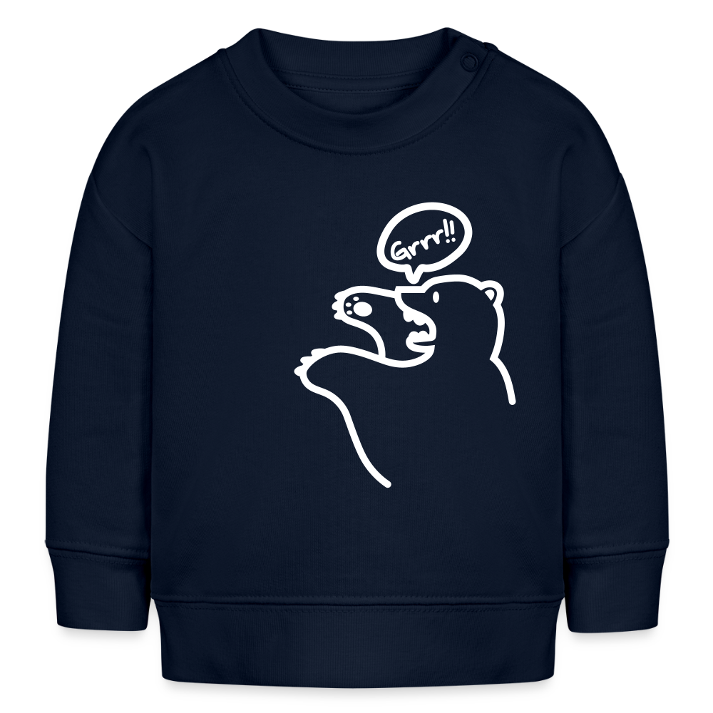 Böser Berliner Bär - Baby Bio Pullover - Navy