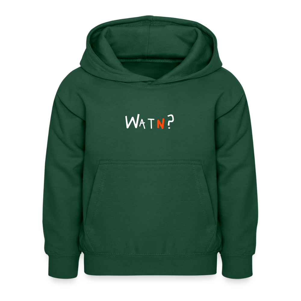 WATN? - Kinder Hoodie - Flaschengrün
