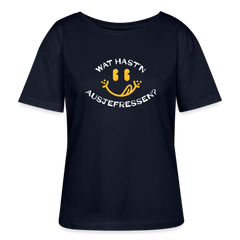 Wat Hast’n Ausjefressen - Relaxed Rundhals Frauen Bio-T-Shirt