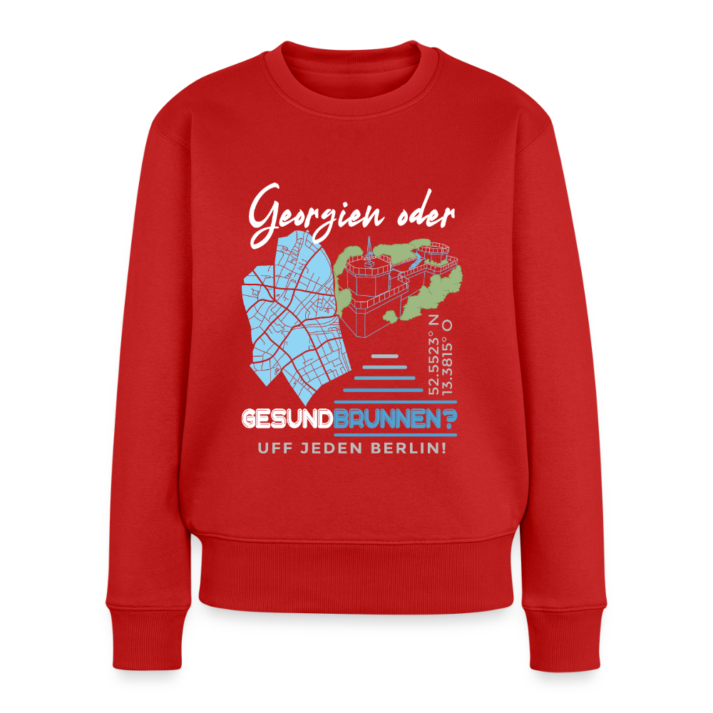 Georgien oder Gesundbrunnen - Frauen Premium Pullover - Rot