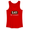 S41 - Frauen Bio Tank Top - Rot