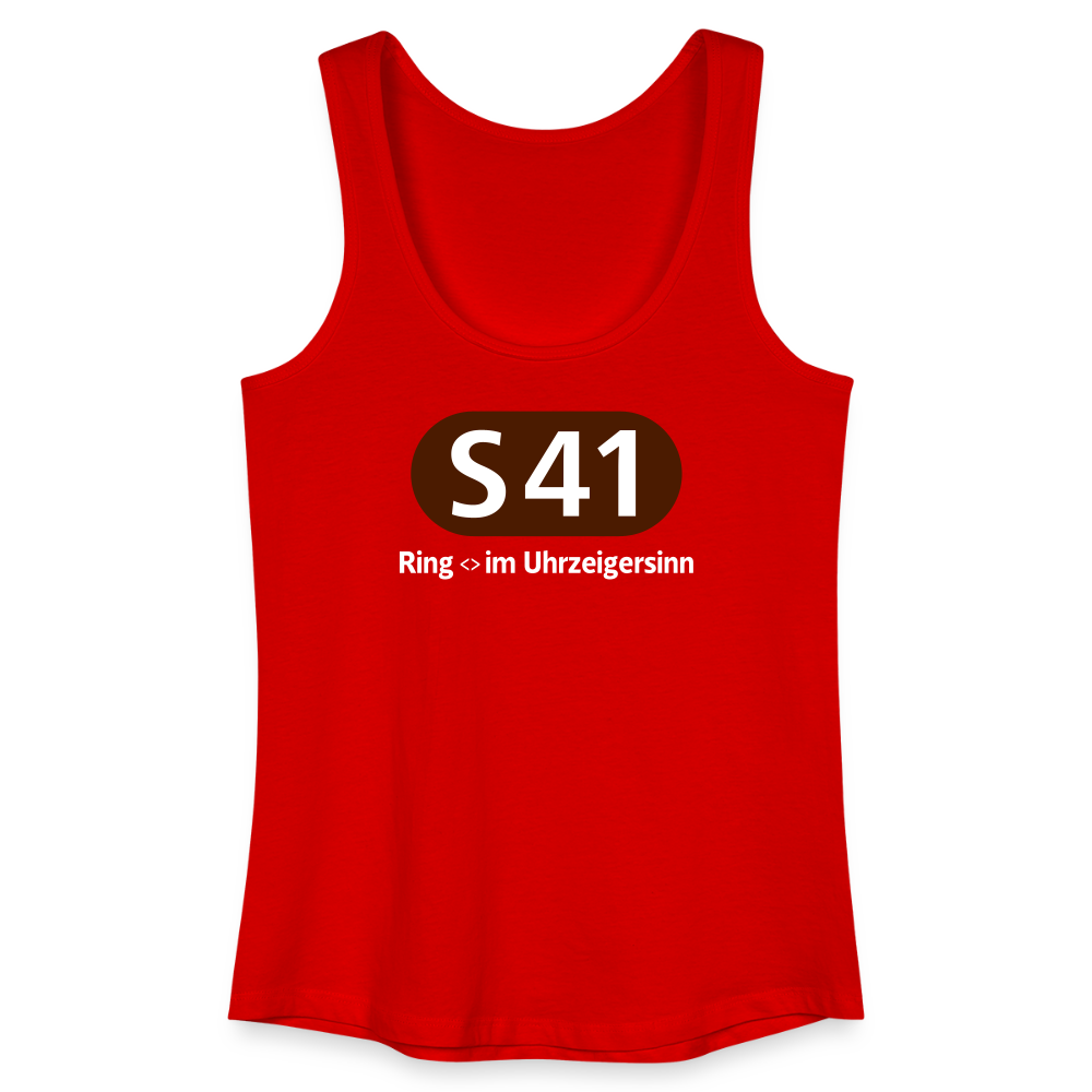 S41 - Frauen Bio Tank Top - Rot