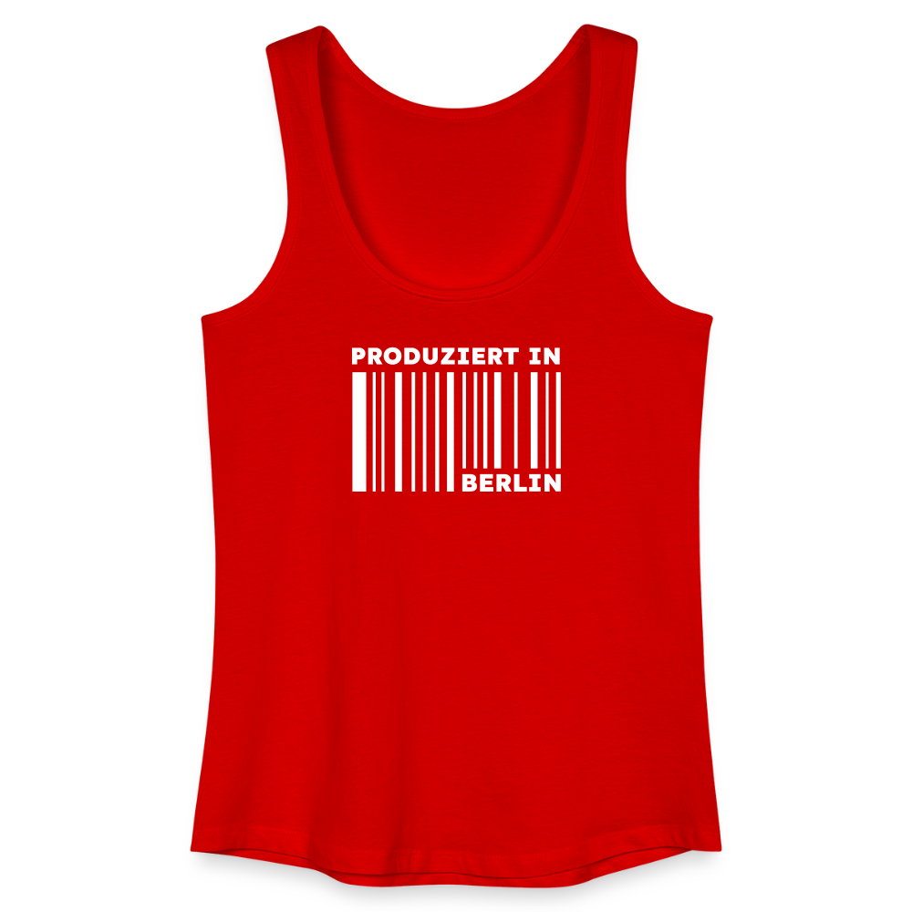 PRODUZIERT IN BERLIN - Frauen Bio Tank Top - Rot