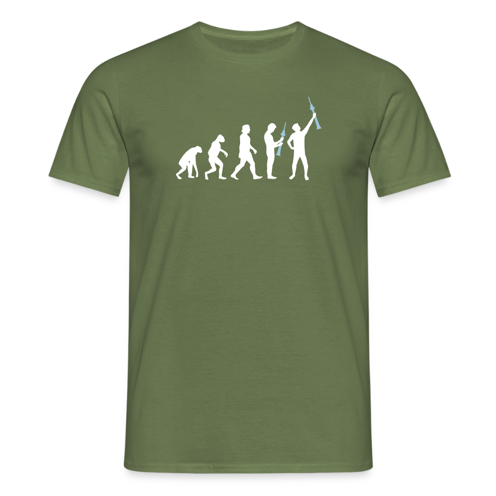 Evolution - Männer Premium T-Shirt - Militärgrün