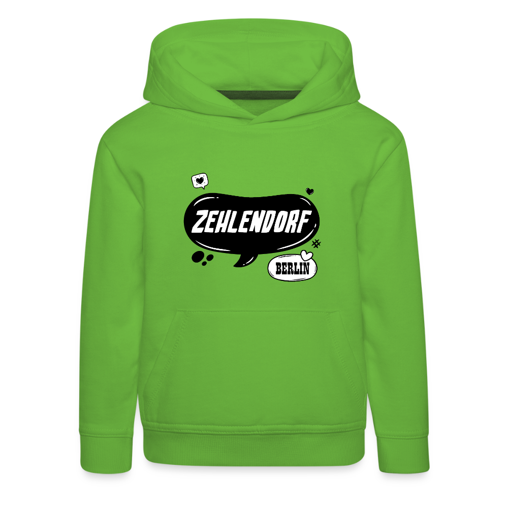 Zehlendorf Berlin - Kinder Premium Hoodie - Hellgrün