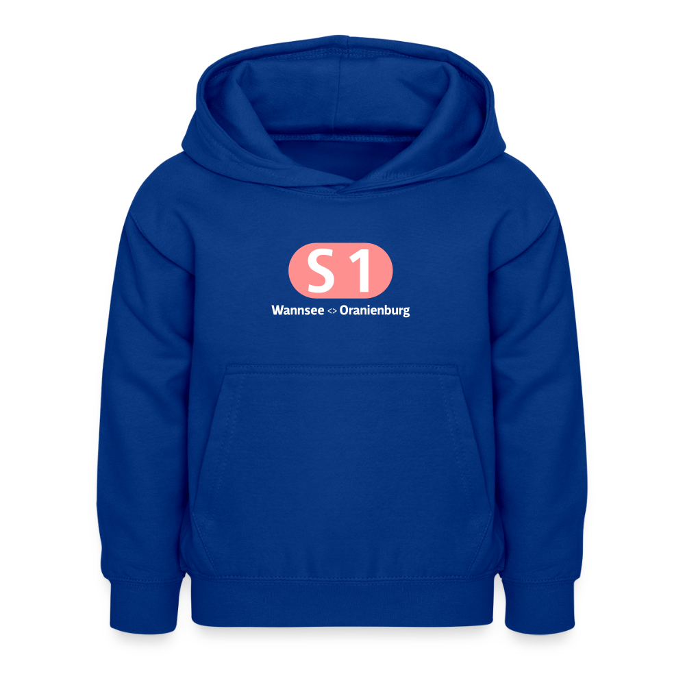 S1 - Kinder Premium Hoodie - Royalblau