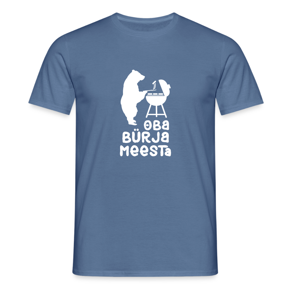 Bürjameesta - Männer Premium T-Shirt - Taubenblau
