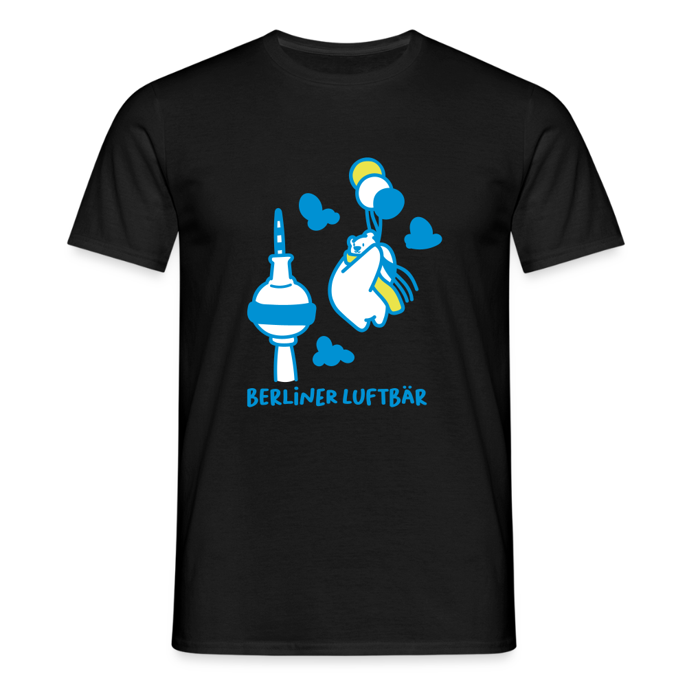 Berliner Luftbär - Männer Premium T-Shirt - Schwarz