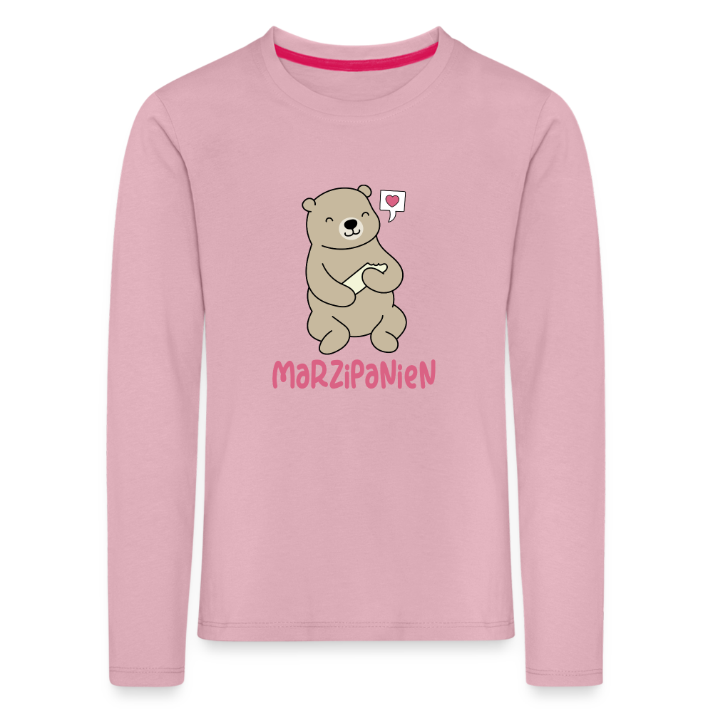 Marzipanien - Kinder Langarmshirt - Hellrosa