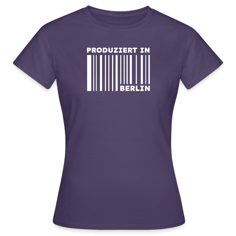 PRODUZIERT IN BERLIN - Frauen Premium T-Shirt - Dunkellila