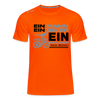 Ein Mann, Ein Biker, Ein Berliner - Männer Sport-Shirt - Neonorange