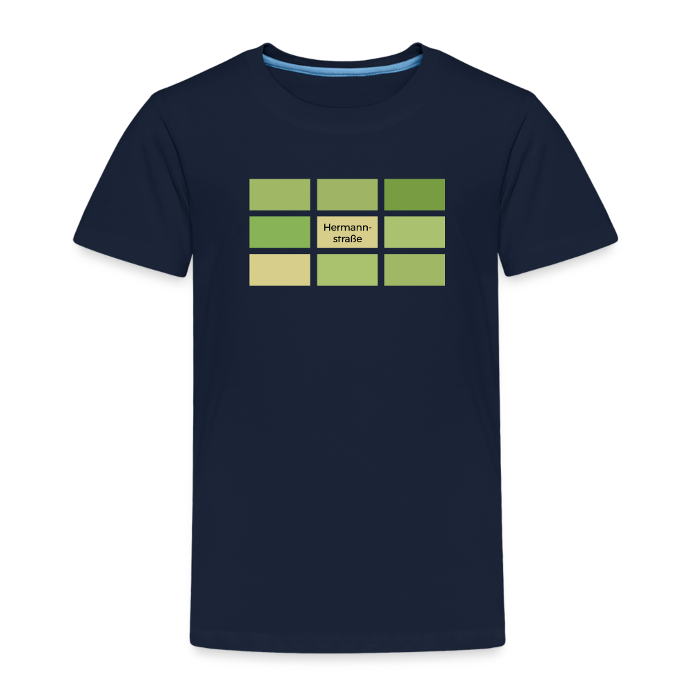 Hermanstrasse - Kinder Premium T-Shirt - Navy