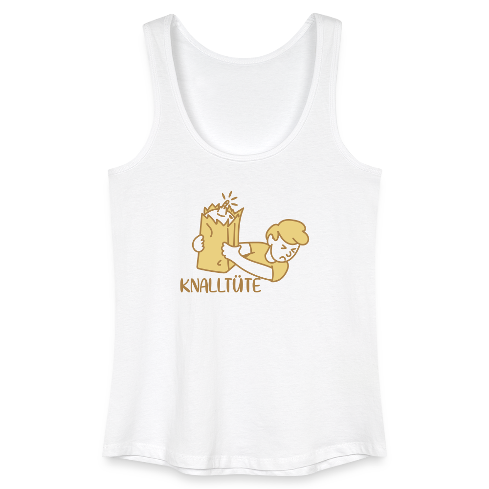 Knalltüte - Frauen Bio Tank Top - Weiß