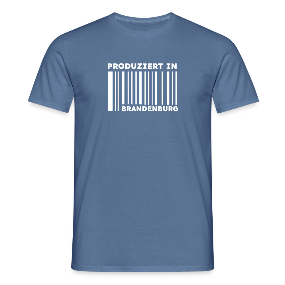 PRODUZIERT IN BRANDENBURG - Männer Premium T-Shirt - Taubenblau