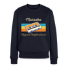 Marzahn Hippest Neighborhood - Frauen Premium Pullover - Navy