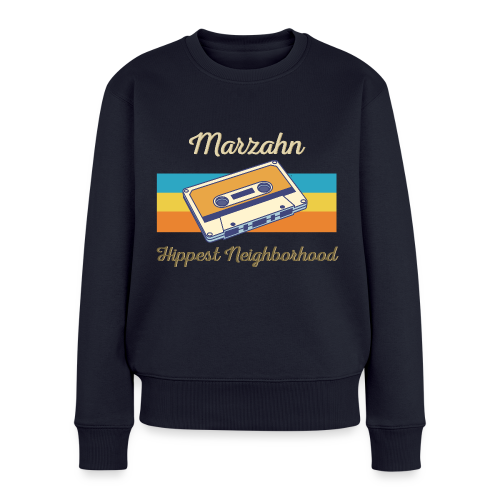 Marzahn Hippest Neighborhood - Frauen Premium Pullover - Navy