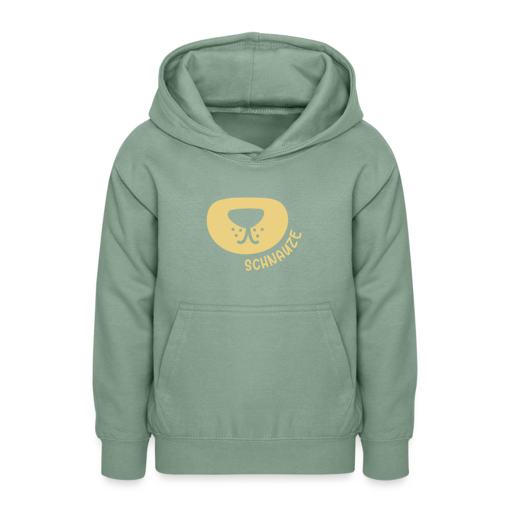 Schnauze - Teenager Hoodie - Graugrün