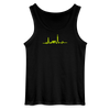 Herzschlag für Fahrradfahrer - Männer Tank Top - Schwarz