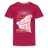 Panama oder Pankow - Teenager Premium T-Shirt - dunkles Pink