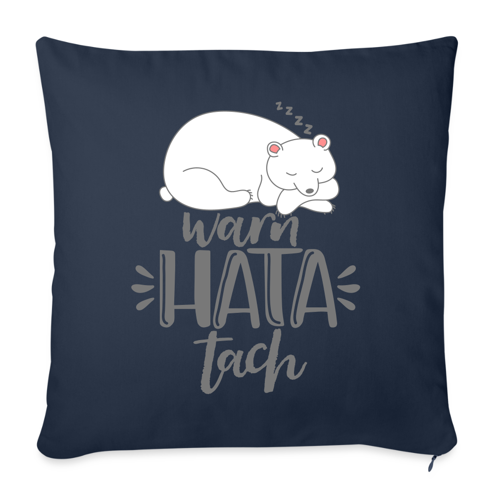 WarnHataTach - Sofakissen mit Füllung (45 x 45 cm) - Navy