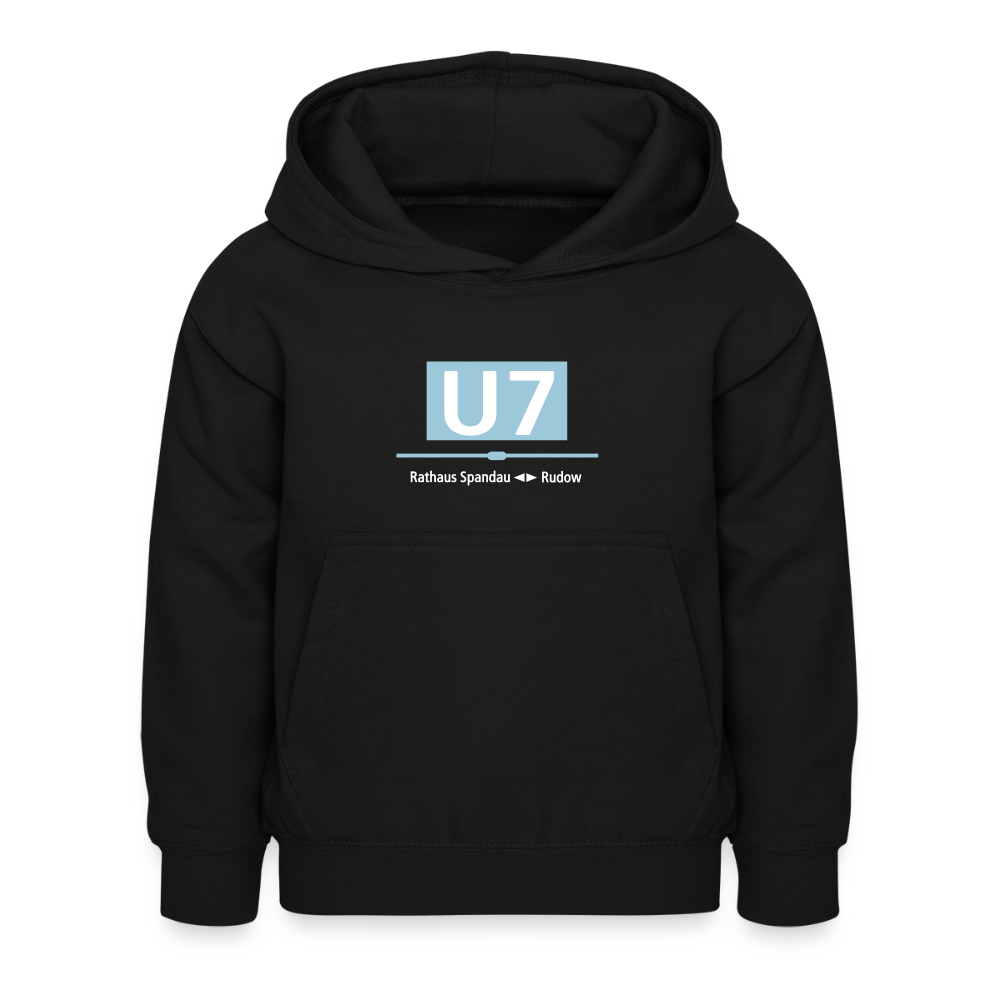 U7 - Kinder Hoodie - Schwarz