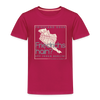Friesland oder Friedrichshain - Kinder Premium T-Shirt - dunkles Pink