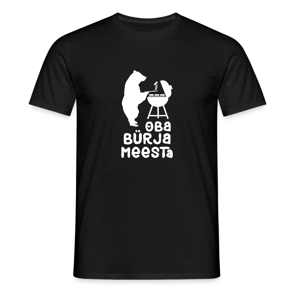 Bürjameesta - Männer Premium T-Shirt - Schwarz