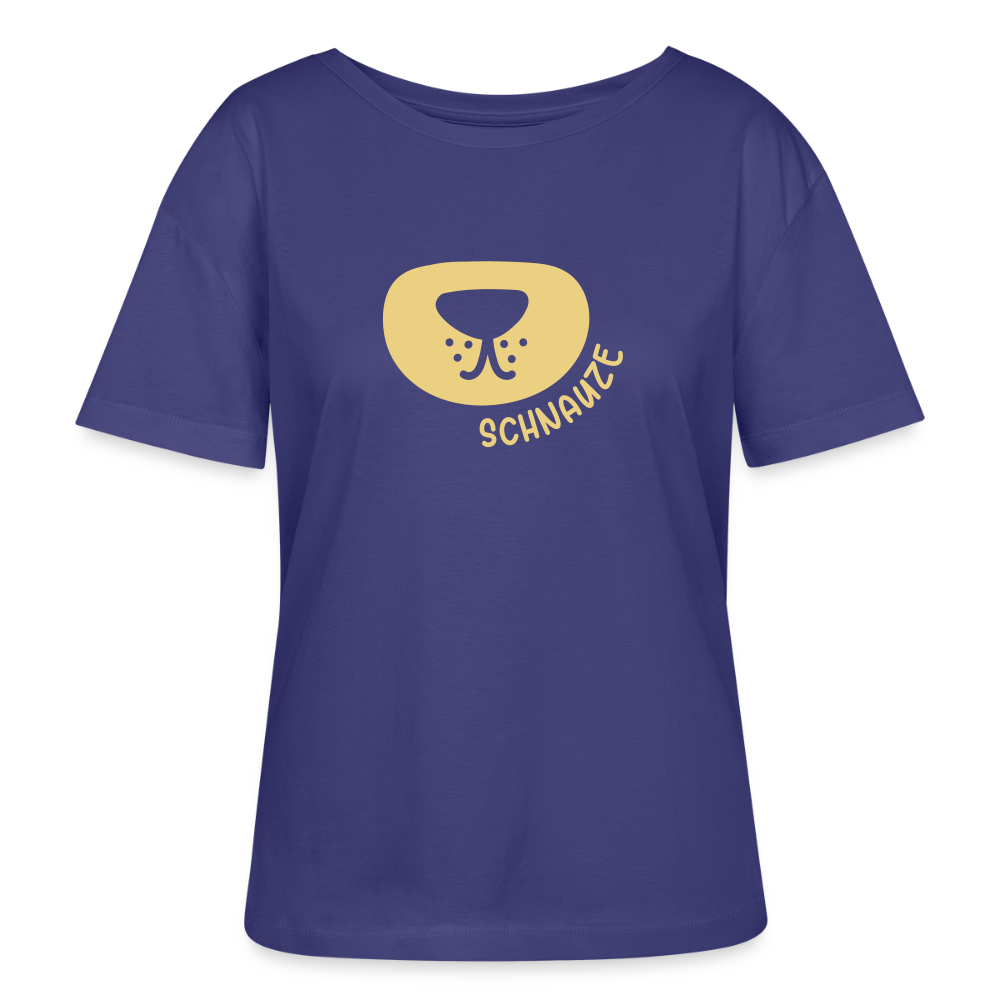 Schnauze - Relaxed Rundhals Frauen Bio-T-Shirt - Dämmerung