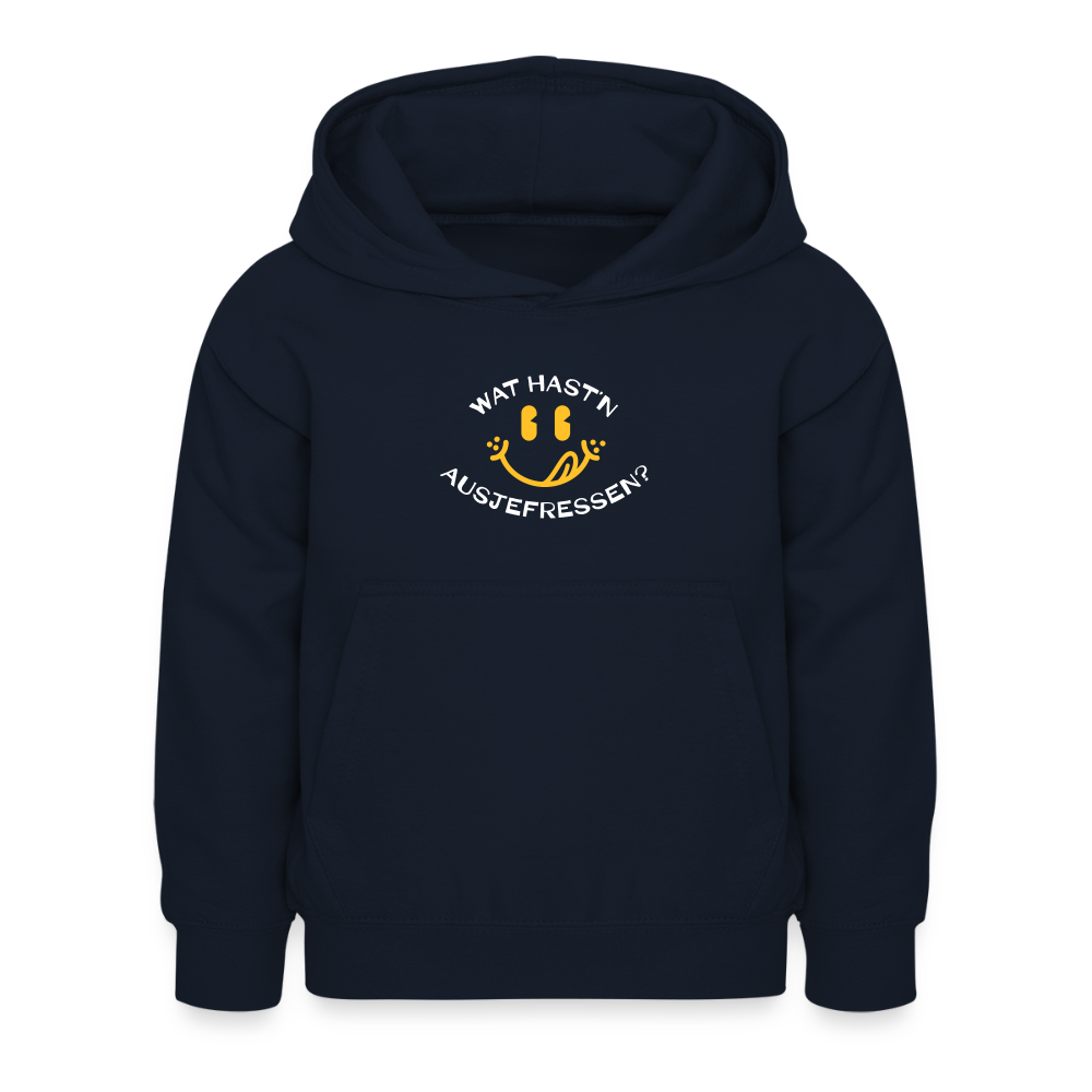 Wat Hast’n Ausjefressen - Kinder Hoodie - Navy