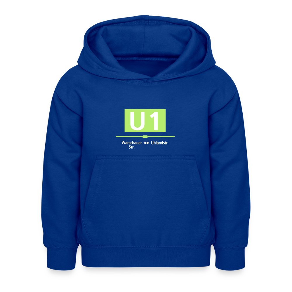 U1 - Kinder Hoodie - Royalblau