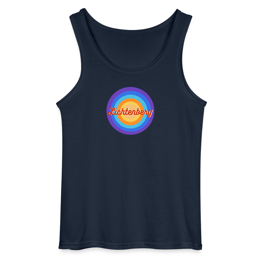 Lichtenberg Retro - Männer Tank Top - Navy