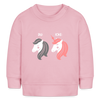 Berliner Einhorn - Baby Bio Pullover - Hellrosa