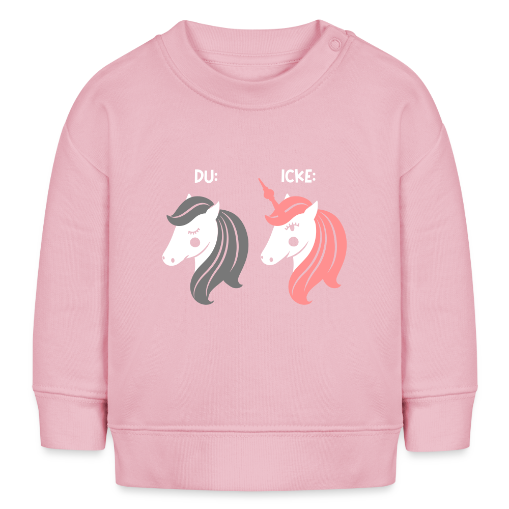 Berliner Einhorn - Baby Bio Pullover - Hellrosa