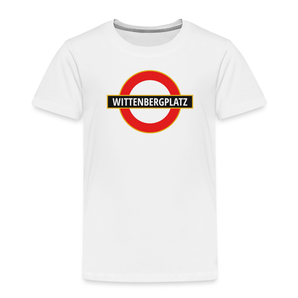 Kinder T-Shirt mit Schöneberg-Motiv zum Wittenbergplatz in Berlin.