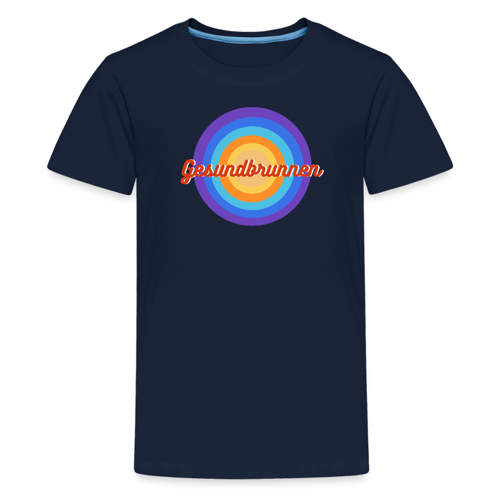 Gesundbrunnen Retro - Teenager Premium T-Shirt - Navy