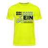 Ein Mann, Ein Biker, Ein Berliner - Männer Sport-Shirt - Neongelb