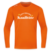Knalltüte - Männer Sport Langamshirt - Neonorange