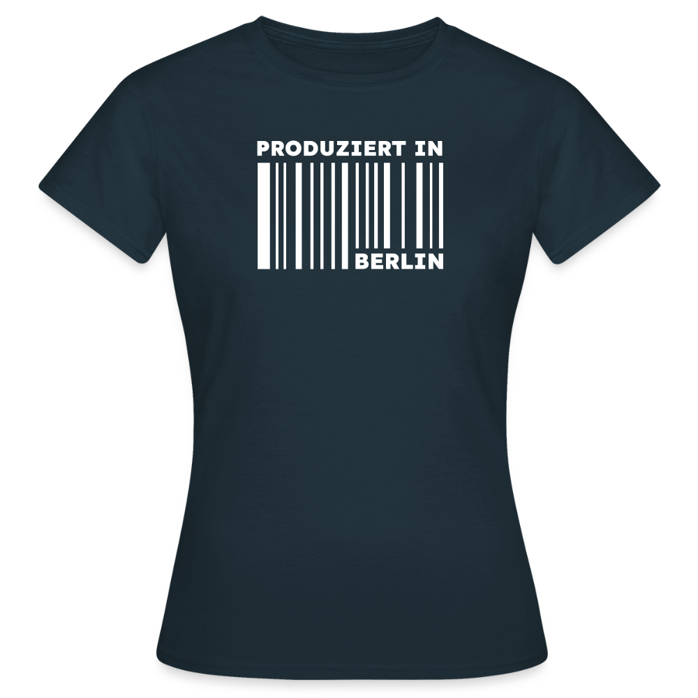 PRODUZIERT IN BERLIN - Frauen Premium T-Shirt - Navy