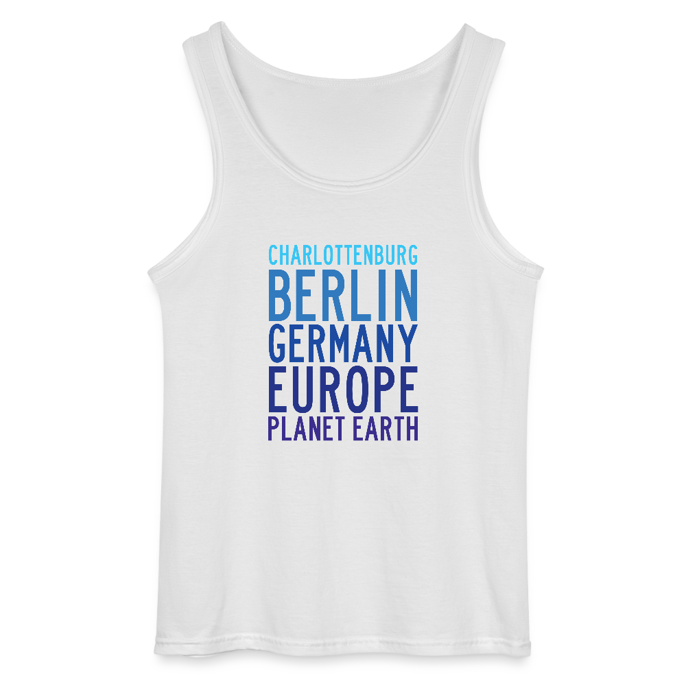 Charlottenburg - Earth - Männer Tank Top - Weiß