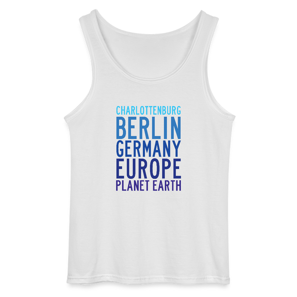 Charlottenburg - Earth - Männer Tank Top - Weiß