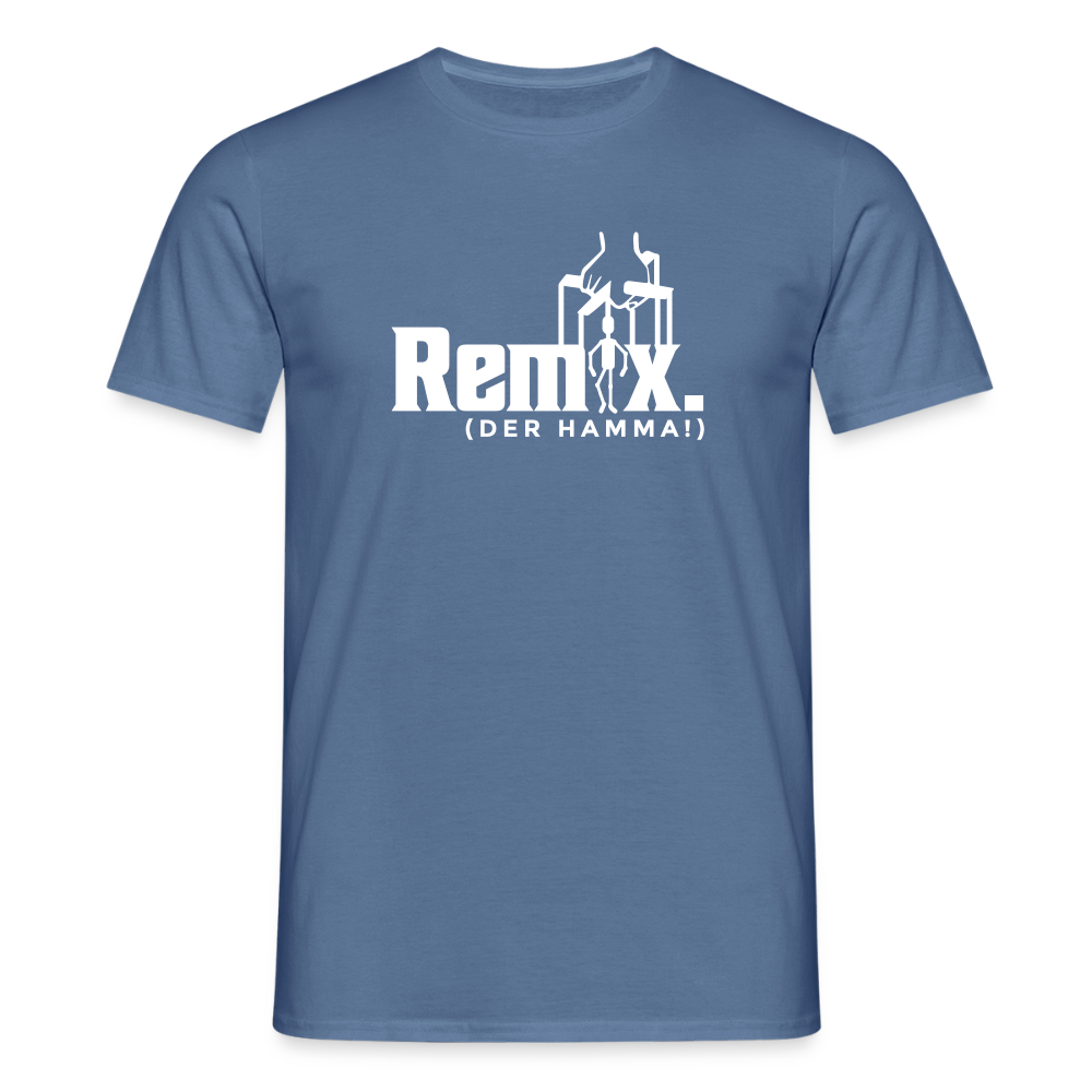 Remix. - Männer Premium T-Shirt - Taubenblau