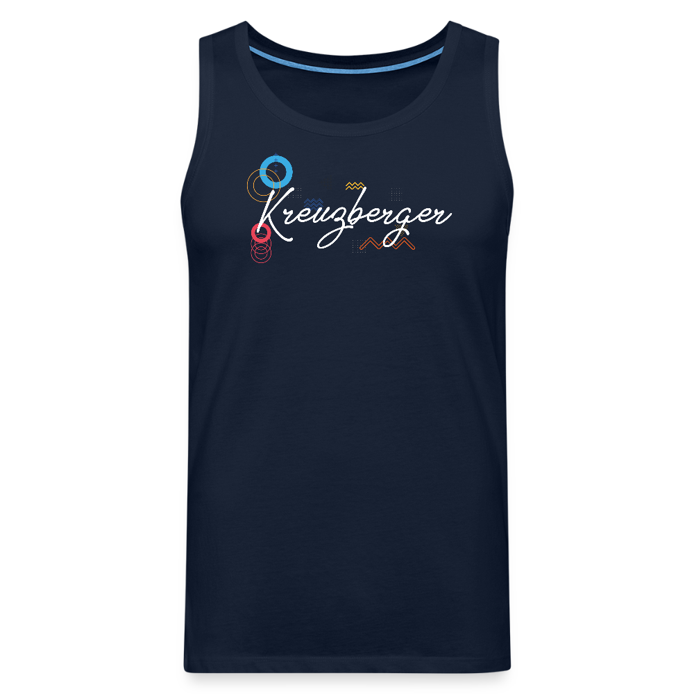 Kreuzberger - Männer Premium Tank Top - Navy