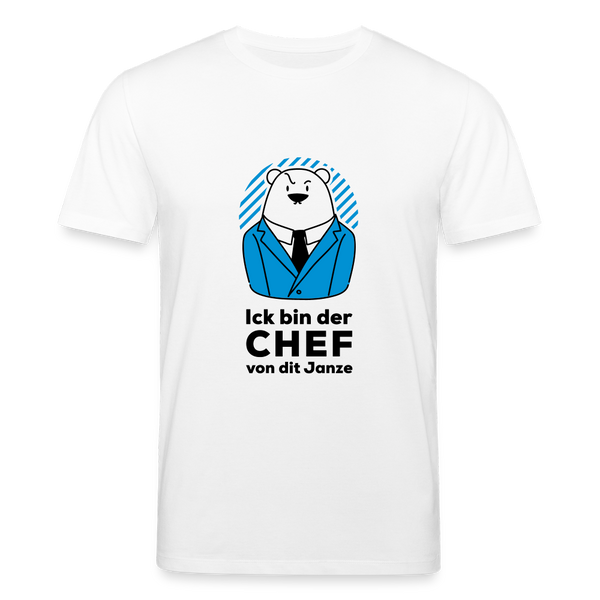 Chef - Unisex Bio T-Shirt - Weiß
