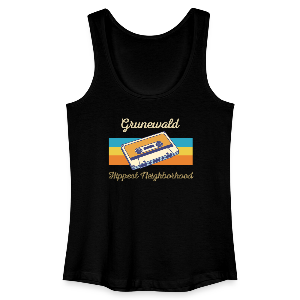 Grunewald Hippest Neighborhood - Frauen Bio Tank Top - Schwarz