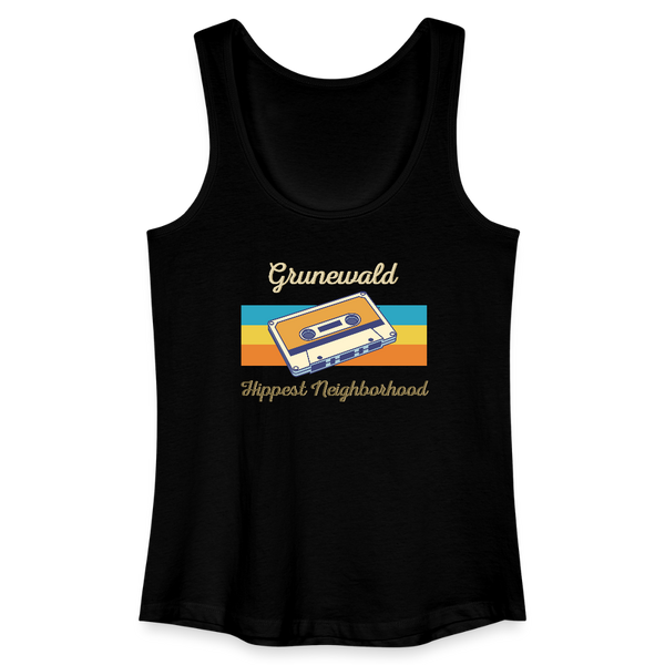 Grunewald Hippest Neighborhood - Frauen Bio Tank Top - Schwarz