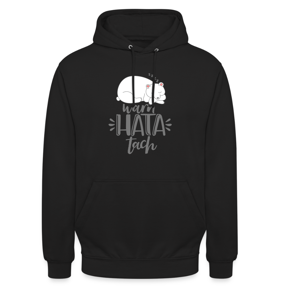 WarnHataTach - Unisex Hoodie - Schwarz
