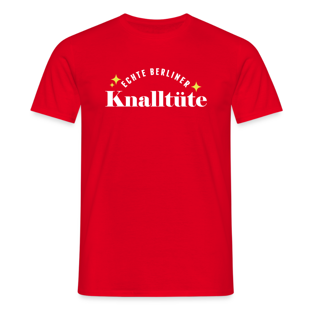 Echte Berliner Knalltüte - Männer Premium T-Shirt - Rot
