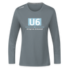 U6 - Frauen Sport Langarmshirt - Grau